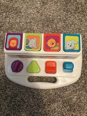 Fisher-Price Brilliant Basics Pop-Up Activity Toy with Animals